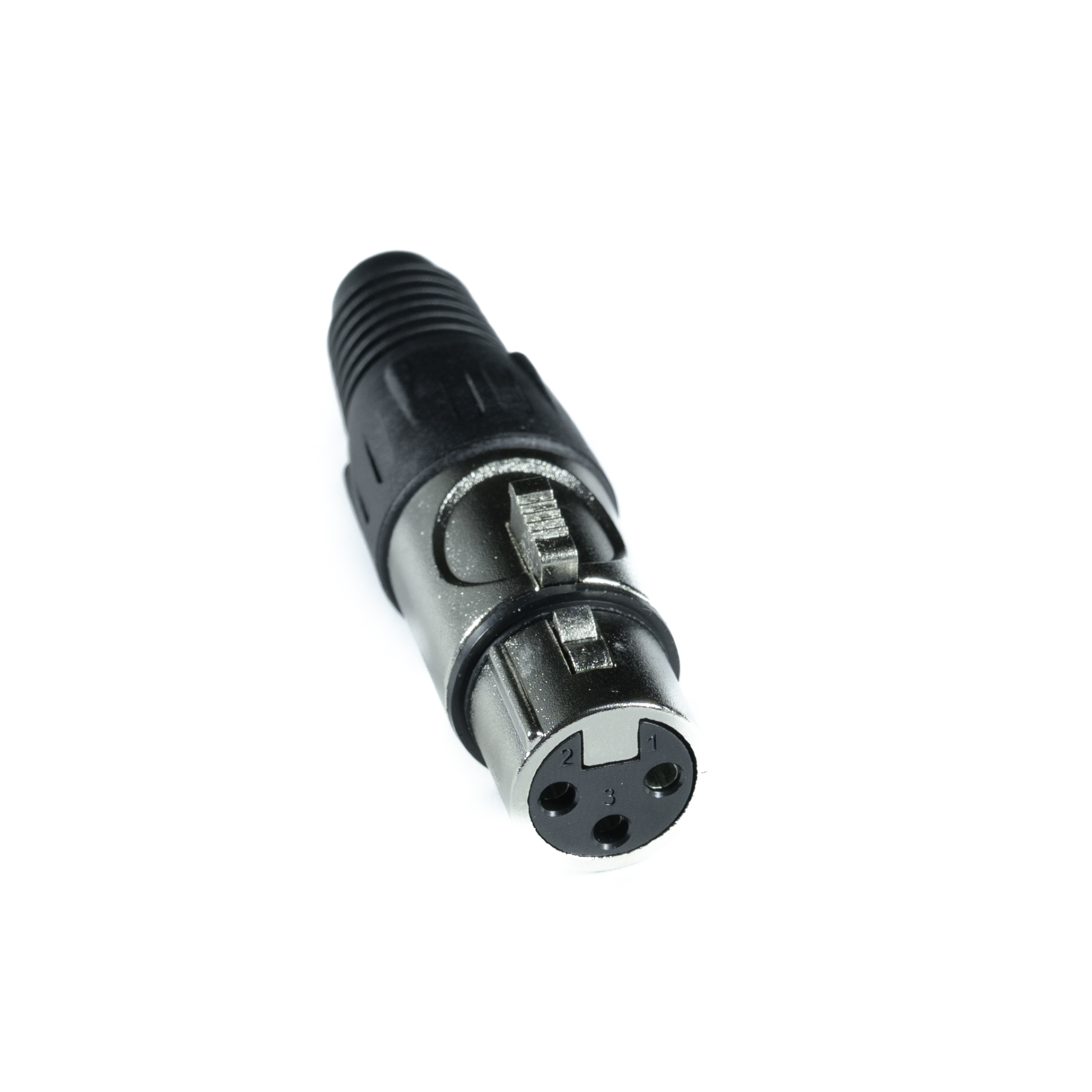 CONECTOR XLR HEMBRA LEX AUDIO PLATEADO