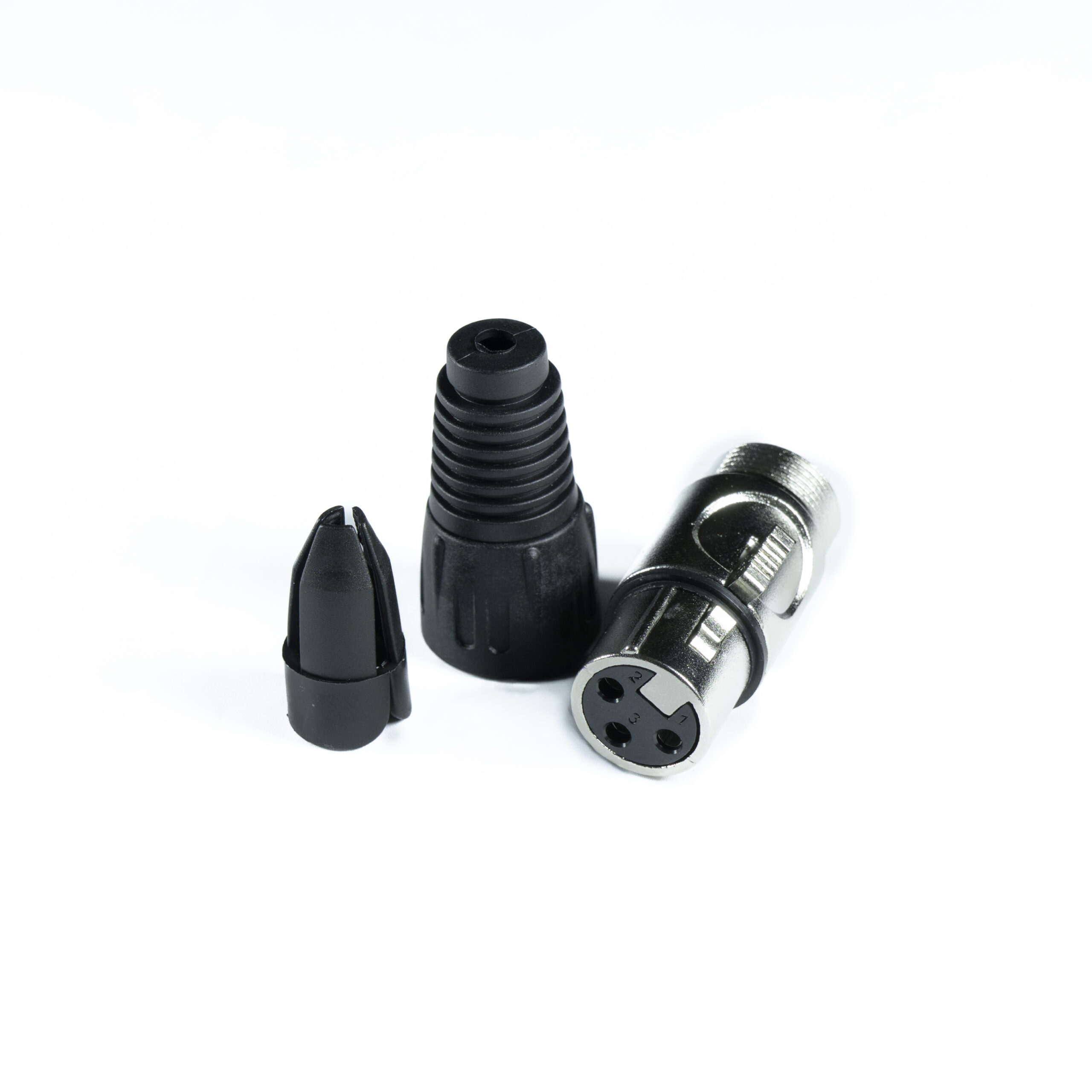 CONECTOR XLR HEMBRA LEX AUDIO PLATEADO